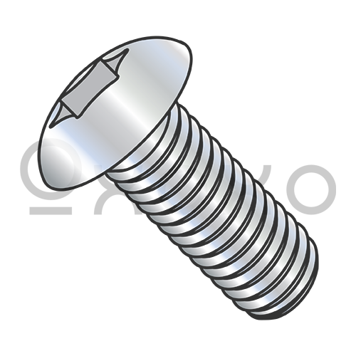 4-40X3/8  6 Lobe Truss Machine Screw Fully Threaded Zinc