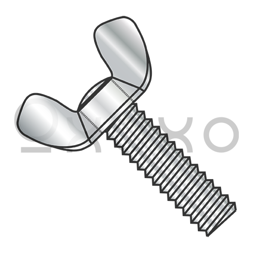 M5-0.8X20  Metric Light Series Cold Forged Wing Screw Full Thred American Type A2 Stainless