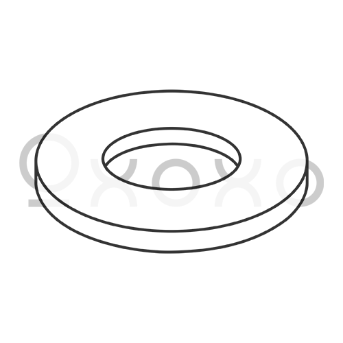 8  NAS1515, Military Flat Washer Nylon 6/6 L-P-410 Plain