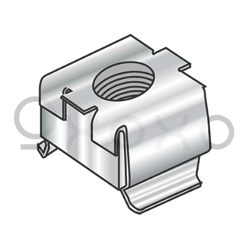 10-24-2B  Cage Nuts 18 8 Stainless Steel
