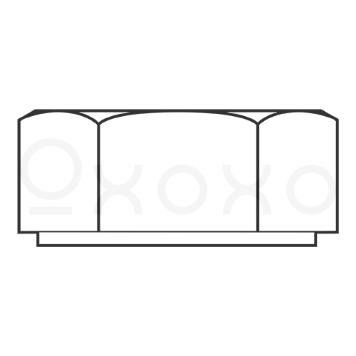 2-56  Hex Nut Nylon