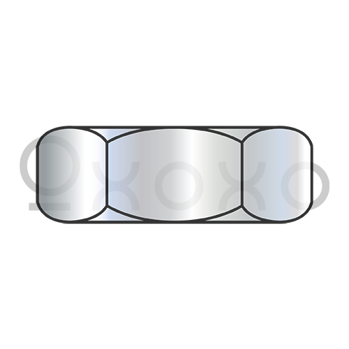 1-8  Hex Jam Nut Zinc
