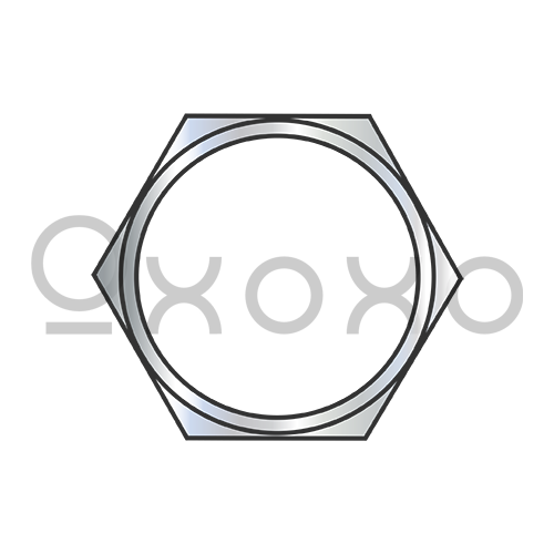 1/8-27X1/8  Hex Panel Nut Zinc