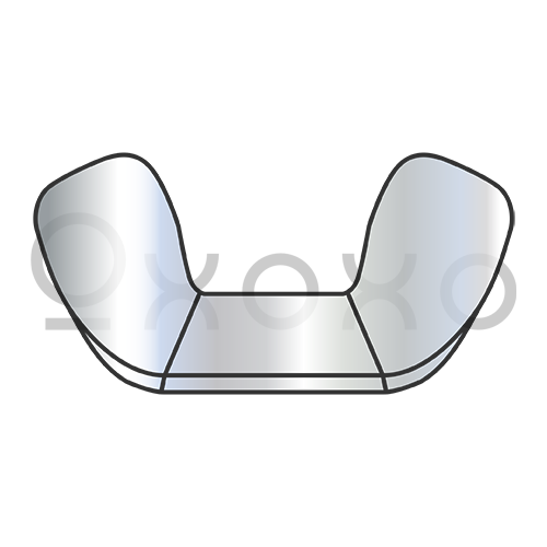 4-40  Cold Forged Wing Nut Zinc