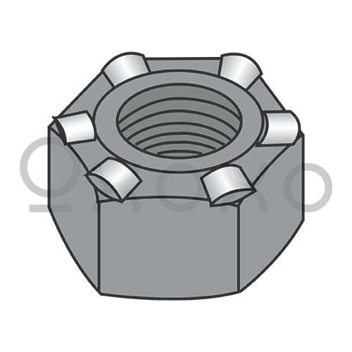 1/4-20  Hex Weld Nut With 6 Projections High Pilot Height