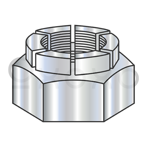 1-8  Flex Type Hex Lock Nut Full Height Heavy Hex Cadmium and Wax