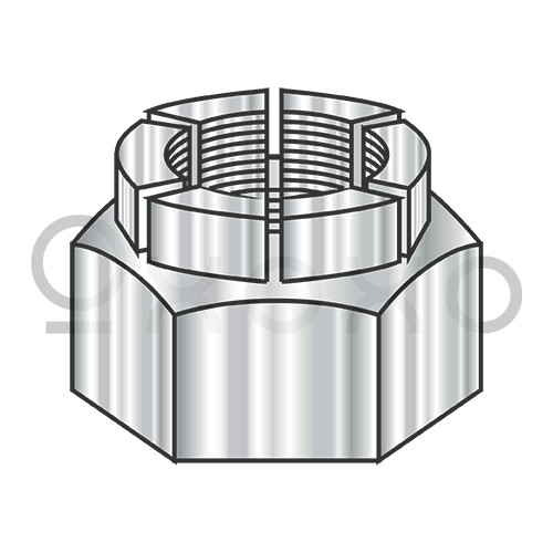 6-32  Flex Type Lock Nut Full Height 18-8 Stainless Steel