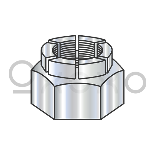 6-32  Flex Type Hex Lock Nut Full Height Light Cadmium and Wax