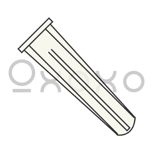 6-8X3/4  Conical Plastic Anchor Blue