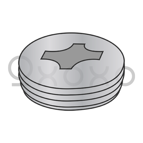 1/2-14  Phillips Pipe Plug Die Cast Zinc Alloy