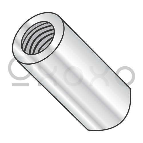 2-56X1/8  One Eighth Round Standoff Aluminum