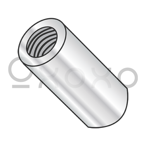 4-40X1/4  Three Sixteenths Round Standoff Aluminum