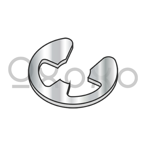 .125  E Ring Stainless Steel