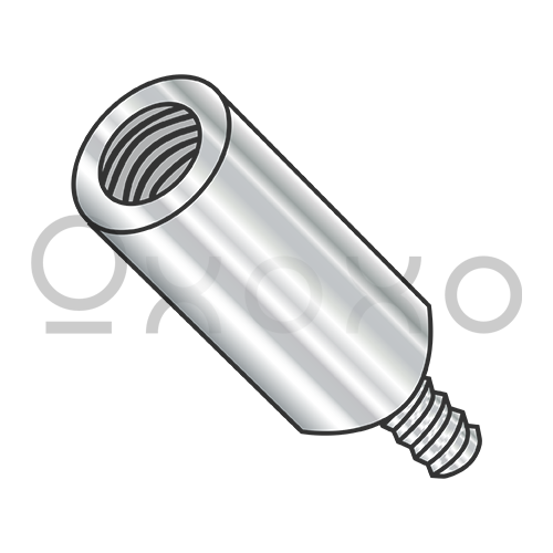 4-40X3/8  One Quarter Round Male Female Standoff Stainless Steel