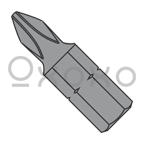 1X1X1/4  Reduced Phillips Insert Bits