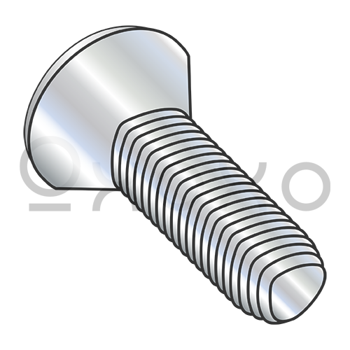 4-40X3/8  Phillips Oval Taptite Alternative Thread Rolling Screw Full Thrd Zinc Bake & Wax