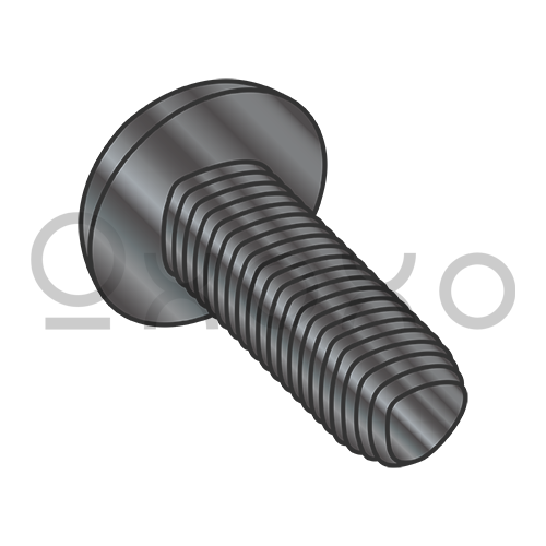 4-40X1/4  Phil Pan Taptite Alternative Thread Rolling Screw Fully Thread Black Oxide & Wax