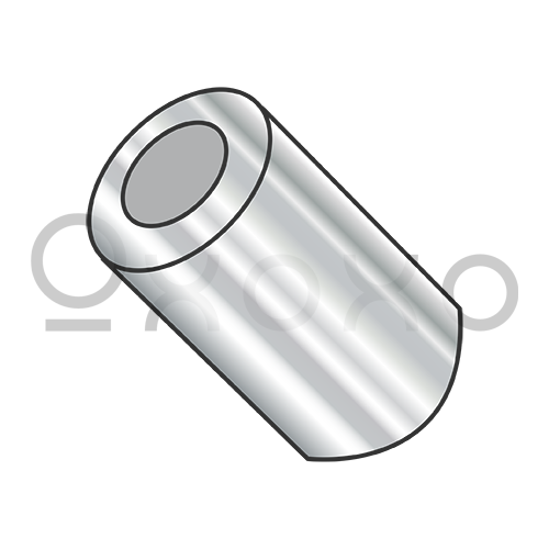 8X1/8  One Half Round Spacer Stainless Steel