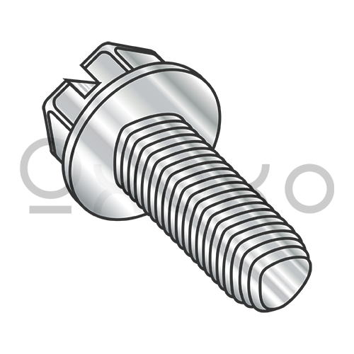 6-32X1/4  Slot Ind Hex Wash Taptite Alternative Full Thread 18-8 Stainless Passivate & Wax