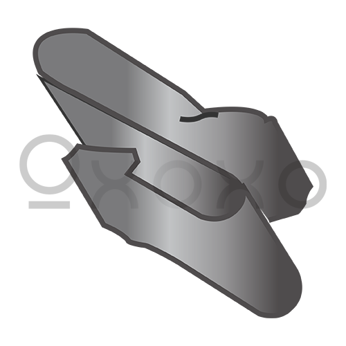 C52161-020-4  S-Clip Spring Steel Black Phosphate & oil