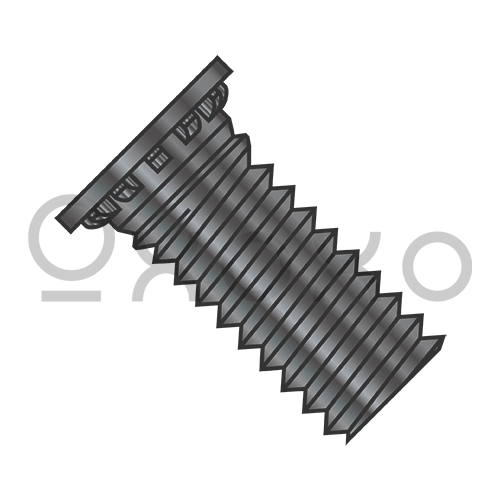 6-32X1/2  Self Clinching Stud F/T Hardened Steel Heat Treated Black Oxide and Oil