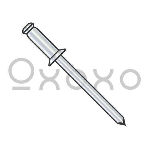 1/8X.06-.12  Countersunk Steel Rivet With Steel Mandrel