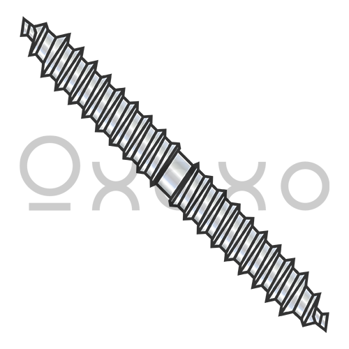 8X1 1/2  Dowel Screw Zinc Partially Threaded
