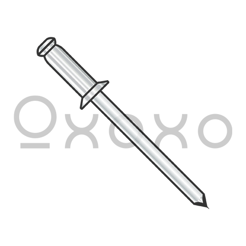 1/8X.06-.12  Countersunk Stainless Steel Rivet WIth Steel Mandrel