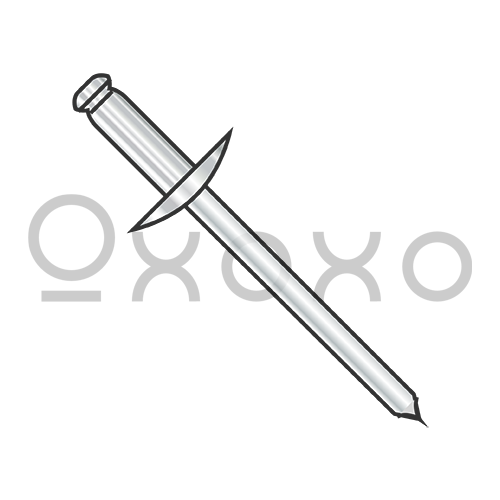 1/8X.02-.05  Large Flange Stainless Steel Rivet With Steel Mandrel