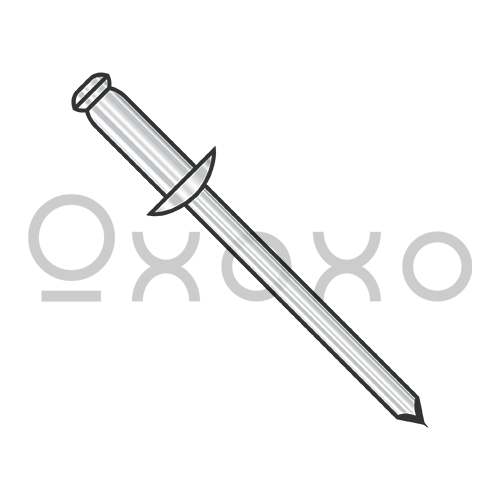 3/32X.03-.12  Stainless Steel Rivet With Stainless Steel Mandrel