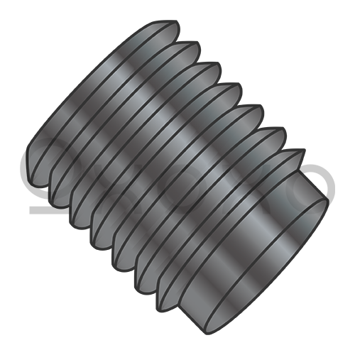 8-32X1/4  Coarse Thread Socket Set Screw Half Dog Point Plain Made In USA