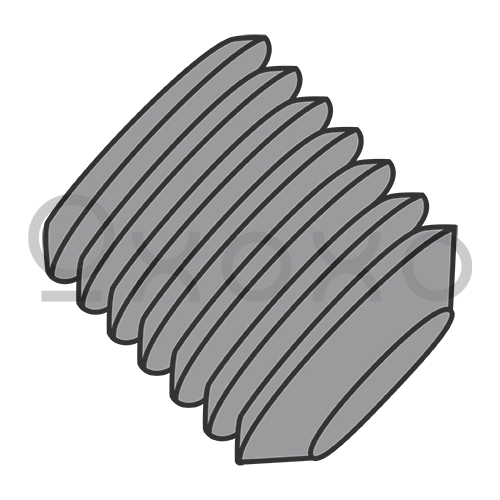 4-40X3/16  Coarse Thread Socket Set Screw Flat Point Imported