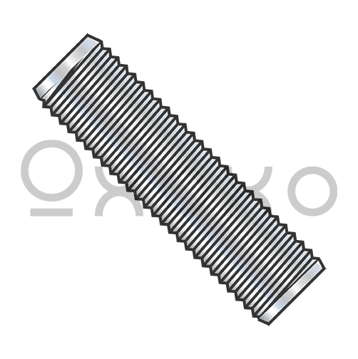 1/4-20X2  Studs Fully Threaded Zinc