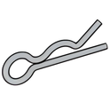 Safety Lock with Circle Part Type SPA1 Pins - JIS B 1360 (SPA1) - 2006
