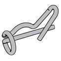 Safety Lock with Turning Up Type 2 SPA3 Pins - JIS B 1360 (SPA3) - 2006
