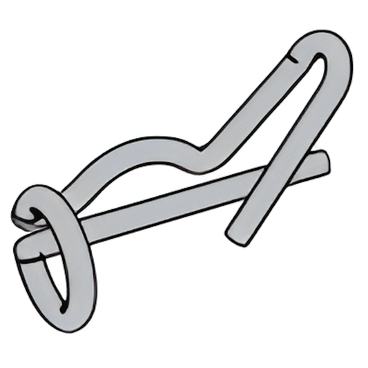 Safety Lock with Turning Up Type 2 SPA3 Pins - JIS B 1360 (SPA3) - 2006