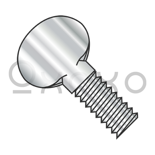 10-24X1/2  Thumb Screw Plain Full Thread 18-8 Stainless Steel