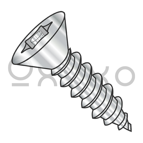 6-18X1/2  6 Lobe Pin-In Flat Head Security STS Type A F/T 18-8 Stainless Steel Passivated
