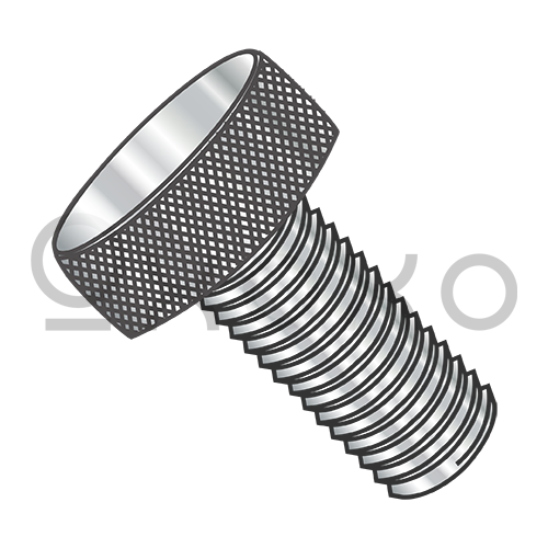 4-40X5/16  Knurled Thumb Screw Full Thread 18 8 Stainless Steel