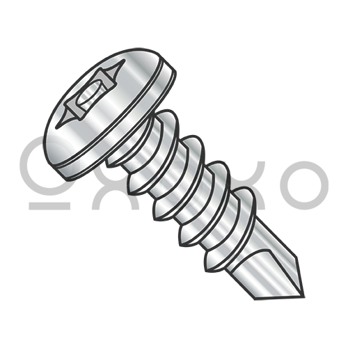 6-20X3/8  6 Lobe Pin-In Pan Head Security Screw SDS F/T 18-8 Stainless Steel Passivated