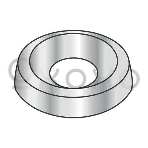 4  Countersunk Finishing Washer Nickel