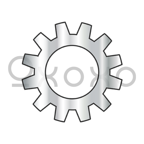 #2  External Tooth Lock Washer 18-8 Stainless Steel