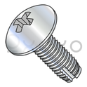 1/4-20X3/4  Phillips Truss Thread Cutting Screw Type 1 Fully Threaded Zinc And Bake
