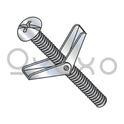 1/4X4  Combination Round Head Toggle Bolt Zinc