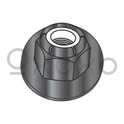 3/8-16  Nylon Insert Flange Stop Hex Lock Nut Black Oxide And Oil