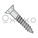 10-13X1 1/4  Phillips Flat Full Body 2/3 Thread Wood Screw 18 8 Stainless Steel