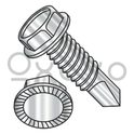 1/4-20X1  7/16 A/F Hd Hgt.172-.190 Unslot Ind Hexwash Serrate Self Drill F/T 18 8Stainless