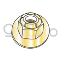 3/8-16 CE12698  Nylon Insert Flange Hex Locknut Grade 8 Zinc Yellow