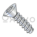 6-20X1/2  Six Lobe Flat Self Tapping Screw Type B Fully Threaded Zinc and Bake