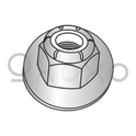5/16-18  Nylon Insert Flange Stop Hex Lock Nut 18-8 Stainless Steel
